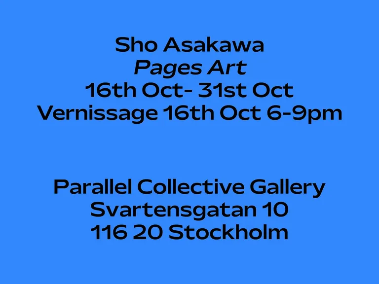 Sho Asakawa, first Artist in Residence, Tokyo