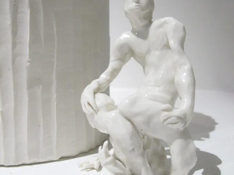 Sculptural work in Eden-ish reimagined pleasure garden