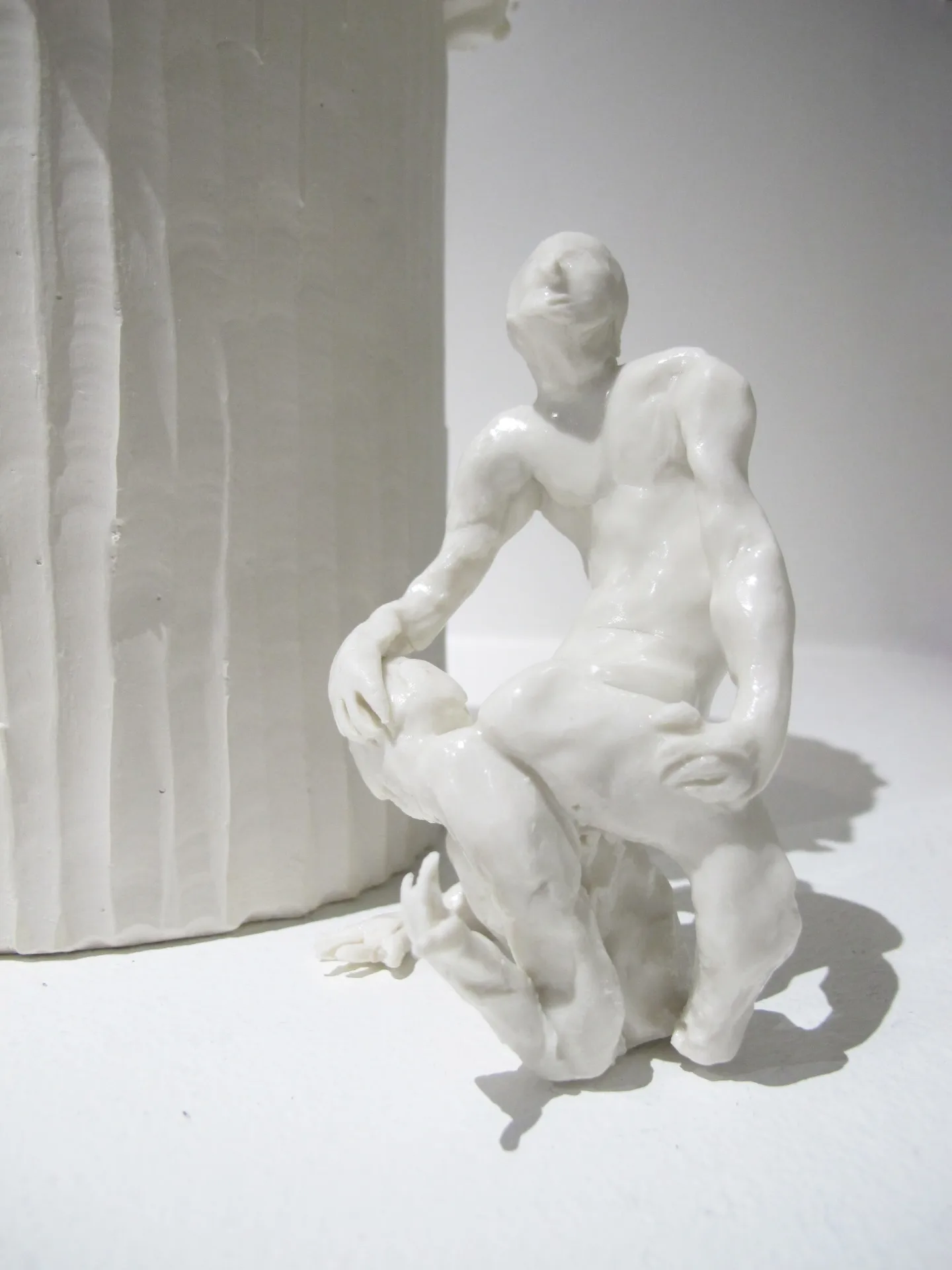 Sculptural work in Eden-ish reimagined pleasure garden