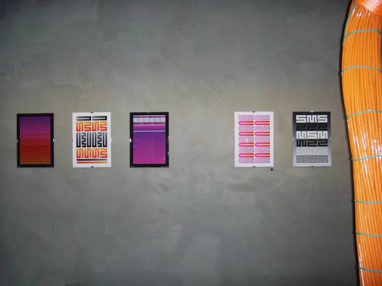 Hommage à Molnár, generative art prints by Roni Kaufman