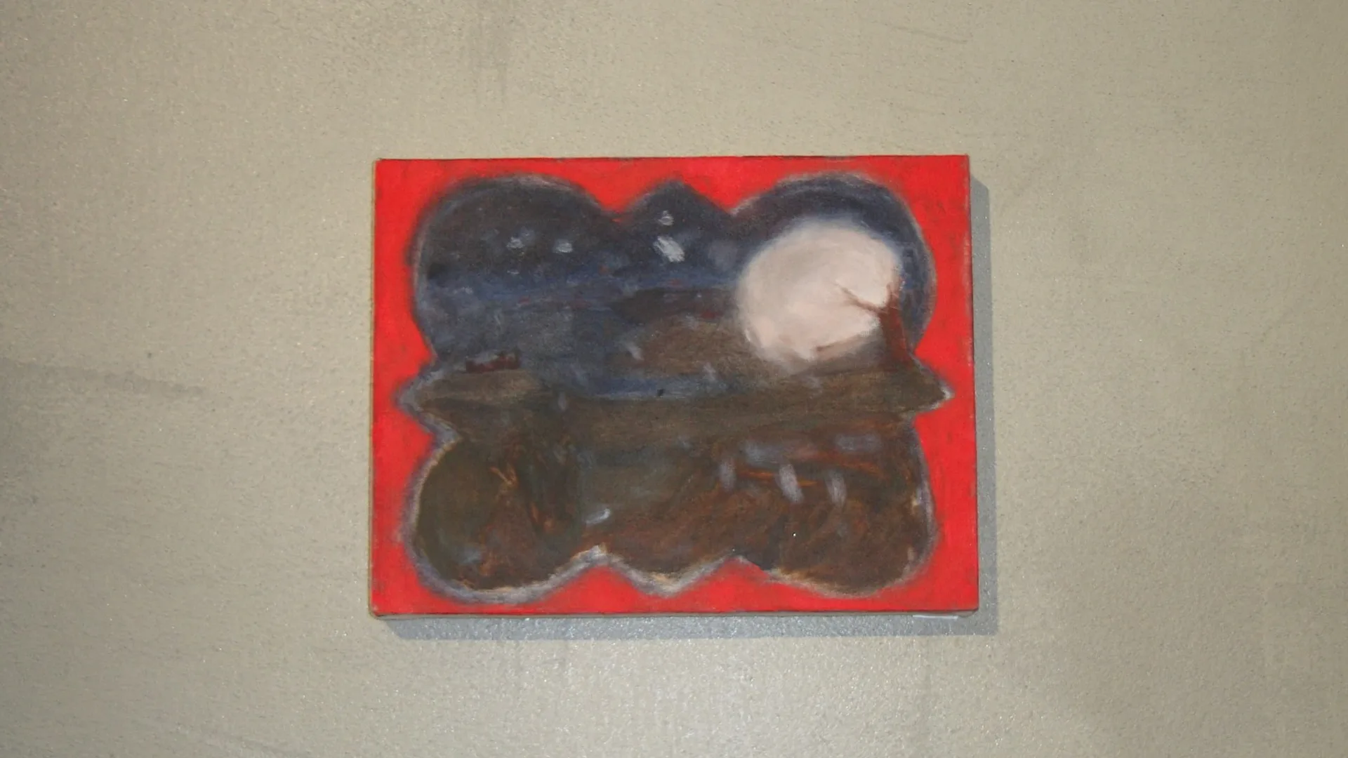 Paintings by Sofia Andersson on the gallery walls