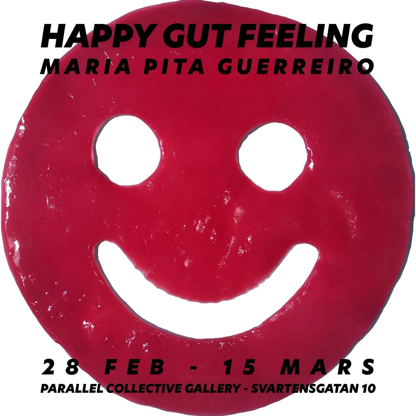 Announcement for Happy Gut Feeling by Maria Pita Guerreiro