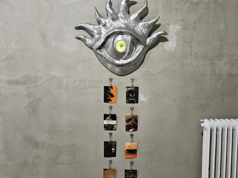 Artwork: Amanda Edstrand, Hysteria (aluminium, video, photography)